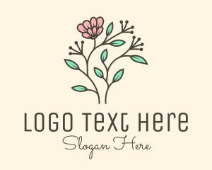 Sunflower - Feminine Flower Plant logo design