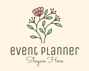 Massage - Feminine Flower Plant logo design