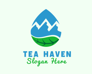 Mountain Spring Water logo design