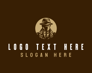 Mobster - Spy Detective Gentleman logo design