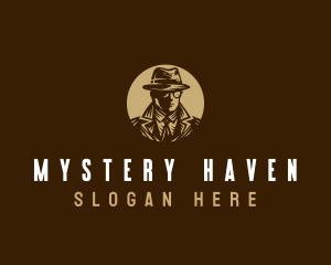 Spy Detective Gentleman logo design