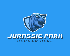  Dinosaur Beast Gaming logo design