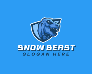  Dinosaur Beast Gaming logo design