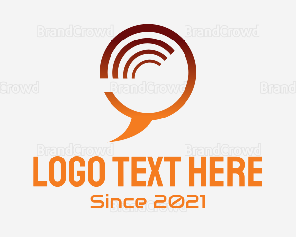 Tech Chat Bubble Logo