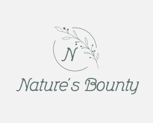 Floral Nature Beauty Boutique logo design