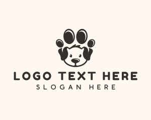 Puppy Dog Paw logo design