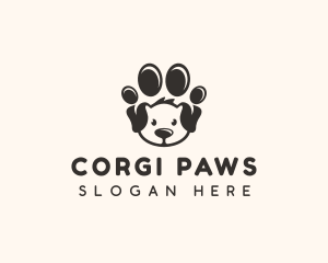 Puppy Dog Paw logo design