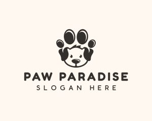 Puppy Dog Paw logo design