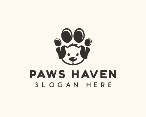 Puppy Dog Paw logo design