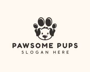 Puppy Dog Paw logo design