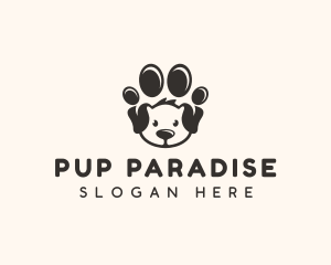 Puppy Dog Paw logo design