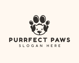 Puppy Dog Paw logo design