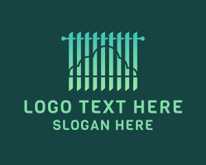 Window - Curtain Blinds Cloud logo design