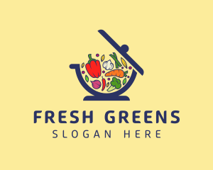 Vegetable - Vegetable Cooking Bowl logo design
