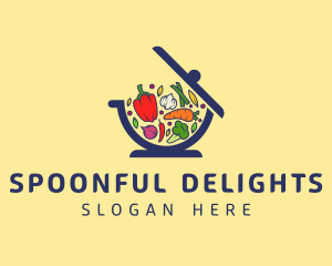 Vegetable Cooking Bowl logo design