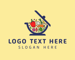 Vegetable Cooking Bowl Logo