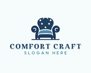 Upholstery - Sofa Chair Decorator Upholstery logo design