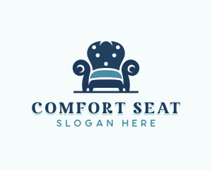 Sofa Chair Decorator Upholstery logo design