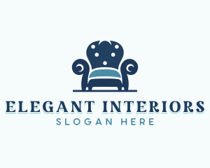 Decorator - Sofa Chair Decorator Upholstery logo design