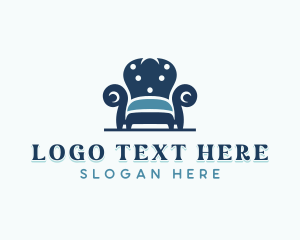Decorator - Sofa Chair Decorator Upholstery logo design