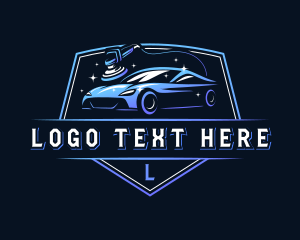 Polishing - Car Buffing Detailing logo design