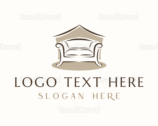 Armchair Sofa Furniture Logo