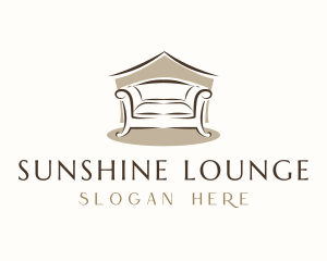 Armchair Sofa Furniture logo design