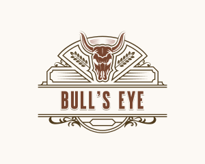 Texas Bull Leather logo design