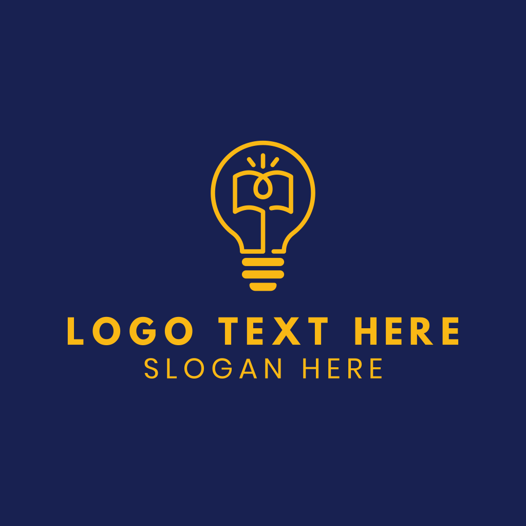 Book Bulb Learning Logo | BrandCrowd Logo Maker | BrandCrowd