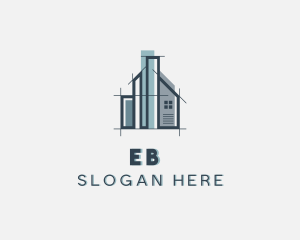 House Architect Contractor Logo