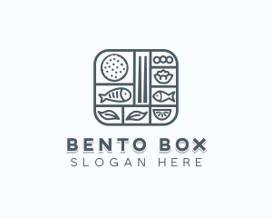 Bento Meal Dining logo design