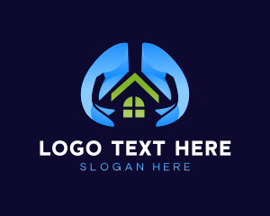 Safety - Safety Hand Roof logo design