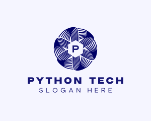 Cyberspace Tech Programming logo design