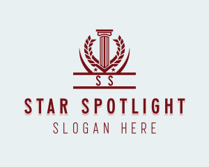 Star Column Pillar logo design