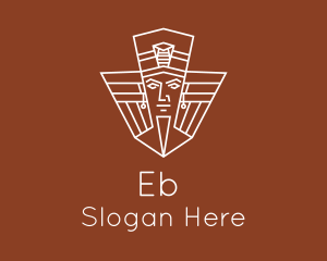 Outline Egyptian Emperor Logo