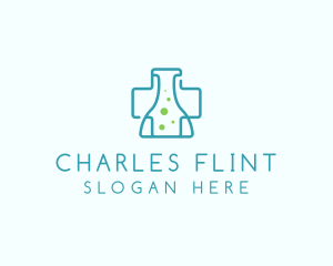 Diagnostics - Cross Flask Lab logo design