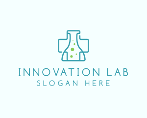 Experimentation - Cross Flask Lab logo design