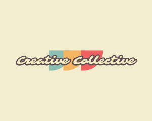 Funky Cursive Retro  logo design