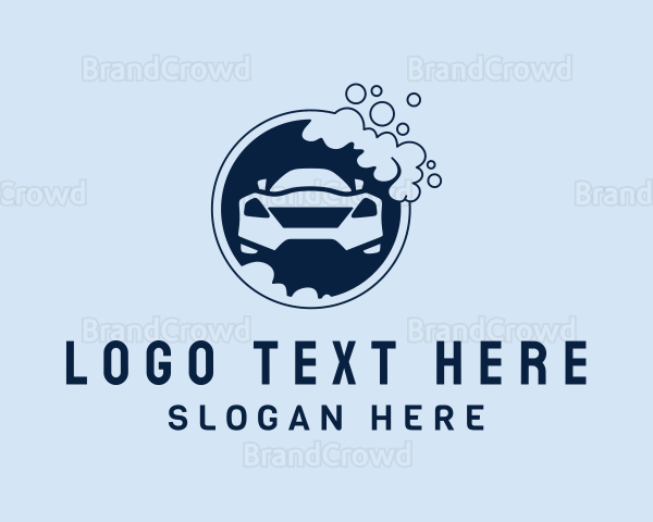 Vehicle Clean Bubbles Logo