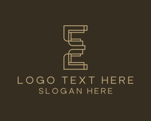 Upscale Boutique Letter E logo design