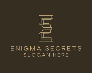 Upscale Boutique Letter E logo design