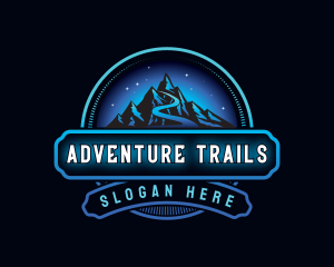 Outdoor Mountain Path logo design