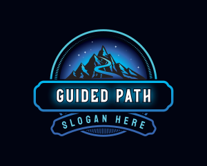 Outdoor Mountain Path logo design