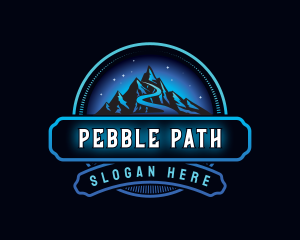 Outdoor Mountain Path logo design