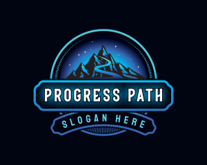 Outdoor Mountain Path logo design