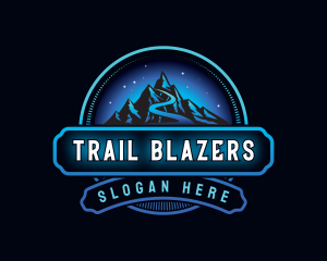 Outdoor Mountain Path logo design