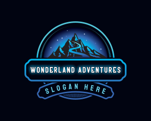 Outdoor Mountain Path logo design