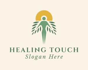 Human Therapeutic Tree logo design