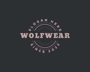 Crafting - Hipster Business Company logo design