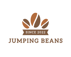 Coffee Bean Crown logo design